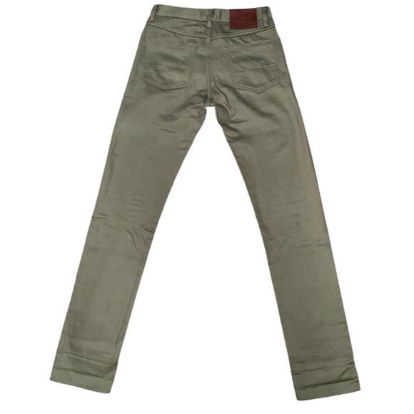 GUSTIN Jeans SELVEDGE Size 29 Olive Green